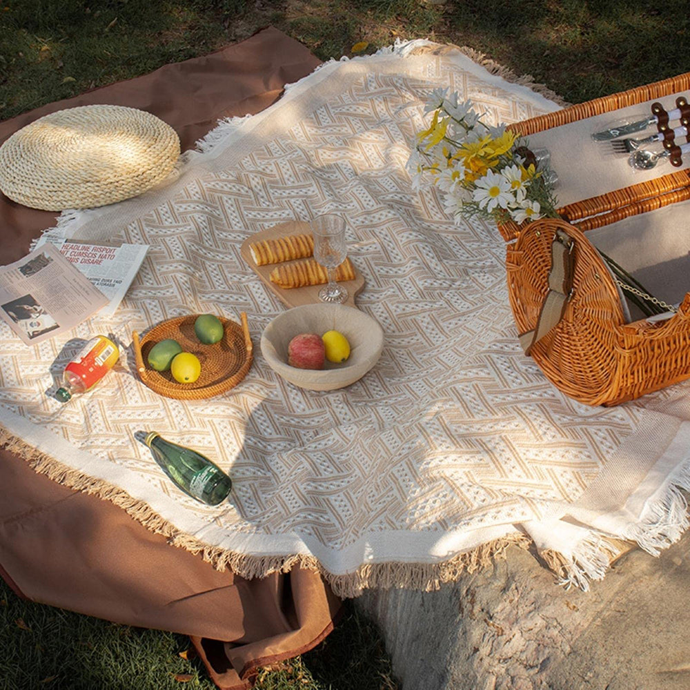 Boho Picnic Blanket | Una coperta bohémien alla moda per le tue attività all'aperto - C - Blankets picnic cloth pinic blankets - Concept Palermo