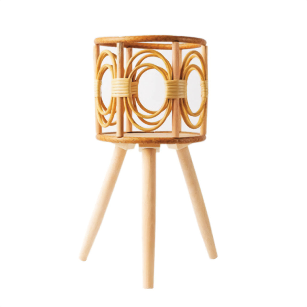 Chic Cesto da Stiro Intrecciato Dorato Oasi | Dai un Tocco di Stile alla Tua Organizzazione - Stile 1 - Decor Flowerpots - Concept Palermo