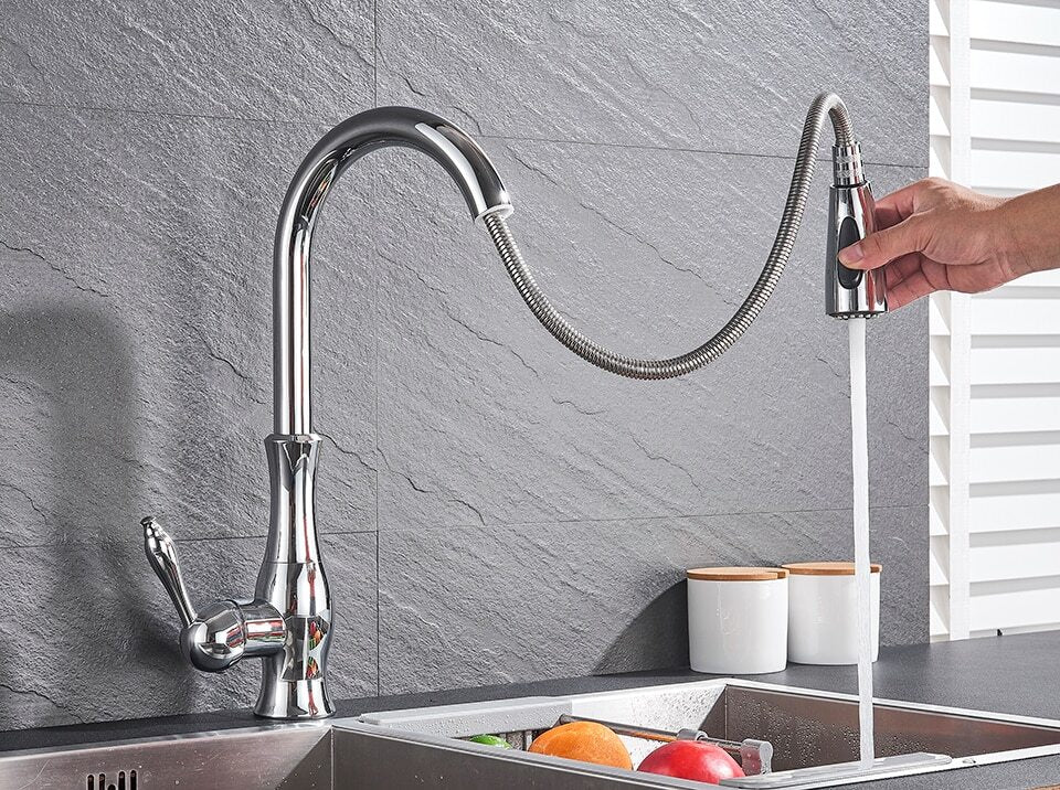 Selkie - Rubinetto da cucina a scomparsa - - elegant faucets Faucets Kitchen Kitchen Faucets kitchen tap Retractable faucet - Concept Palermo