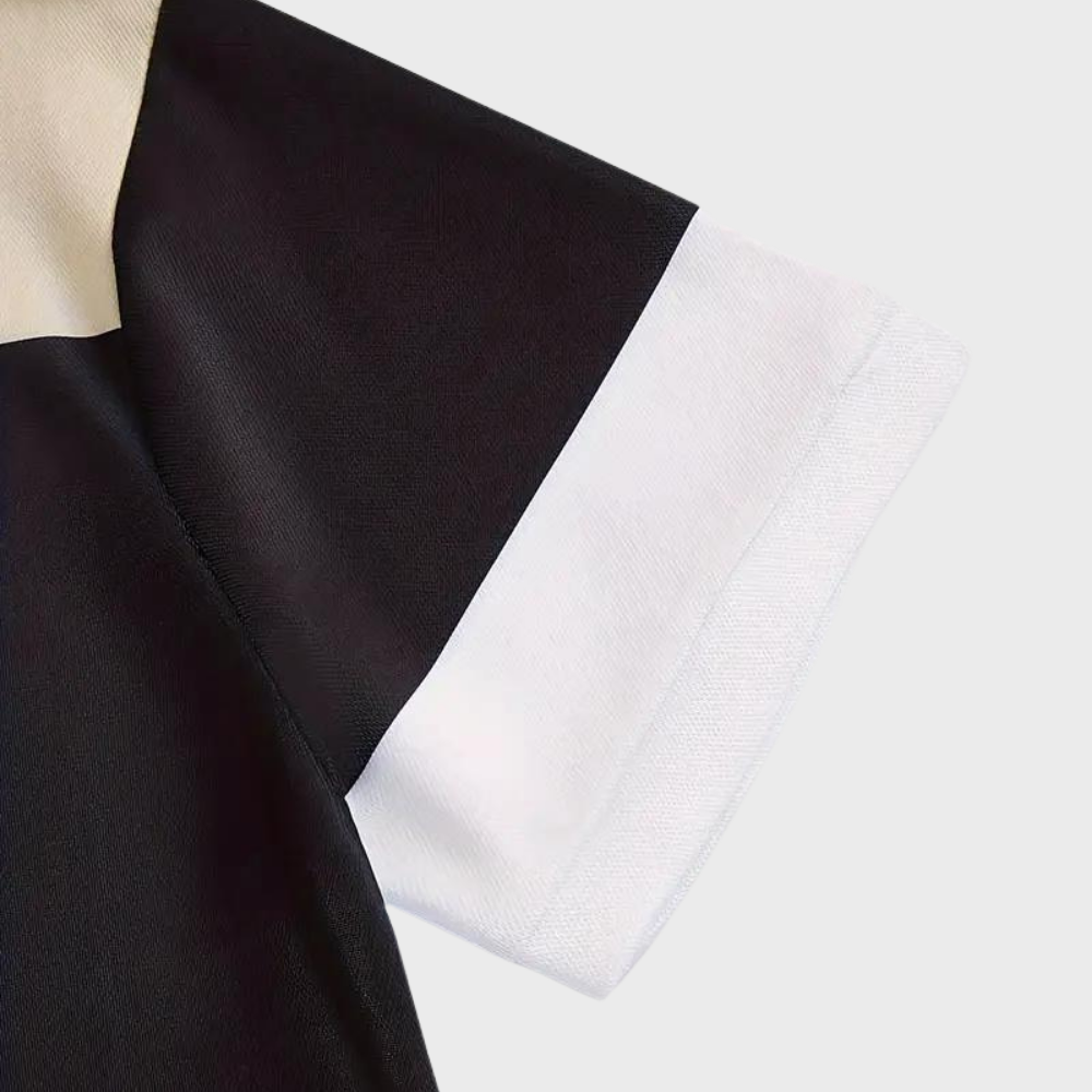 Lennard | Polo a blocchi di colore - Stile moderno e comfort - - clothing men mens clothing Shirts heren Shirts men - Concept Palermo