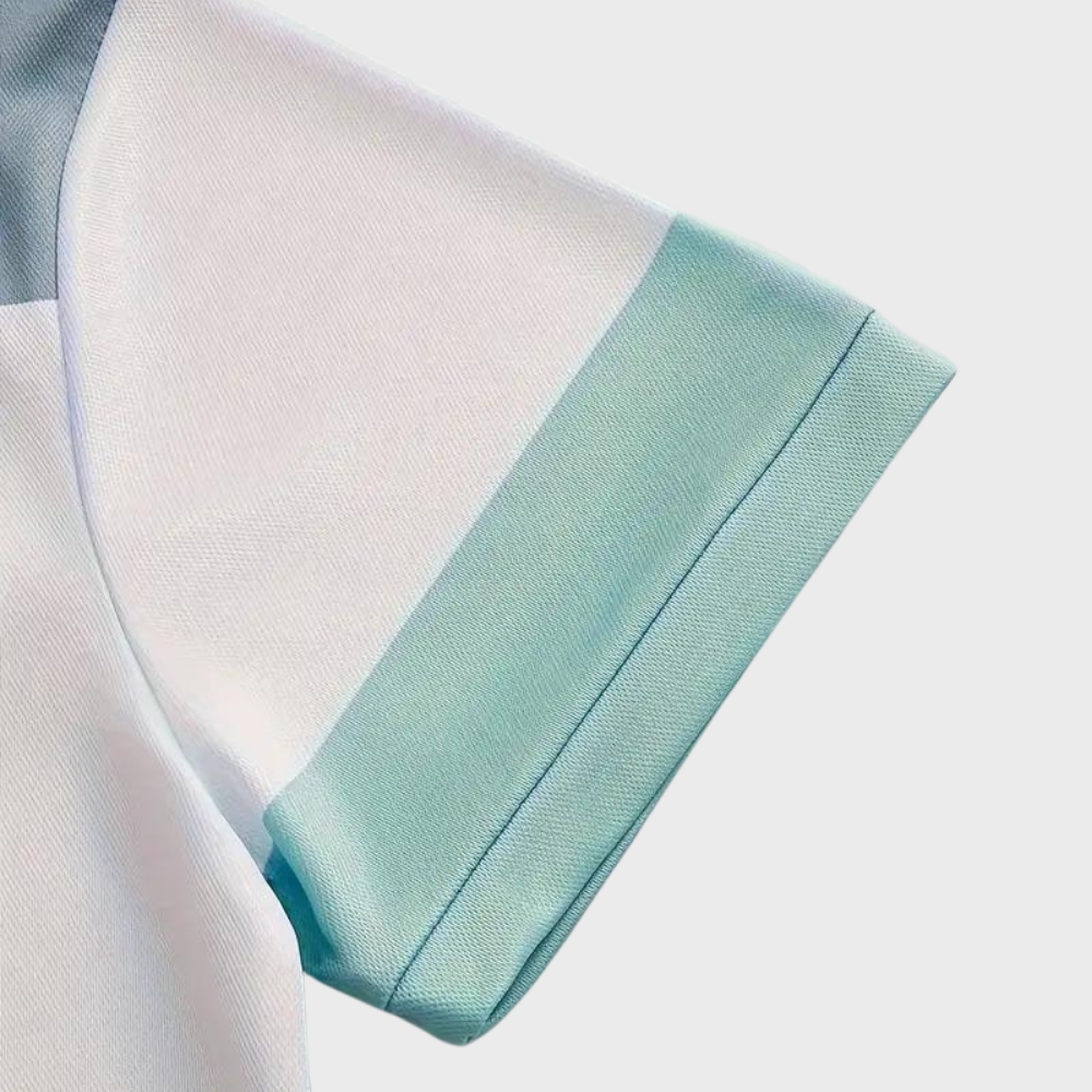 Lennard | Polo a blocchi di colore - Stile moderno e comfort - - clothing men mens clothing Shirts heren Shirts men - Concept Palermo