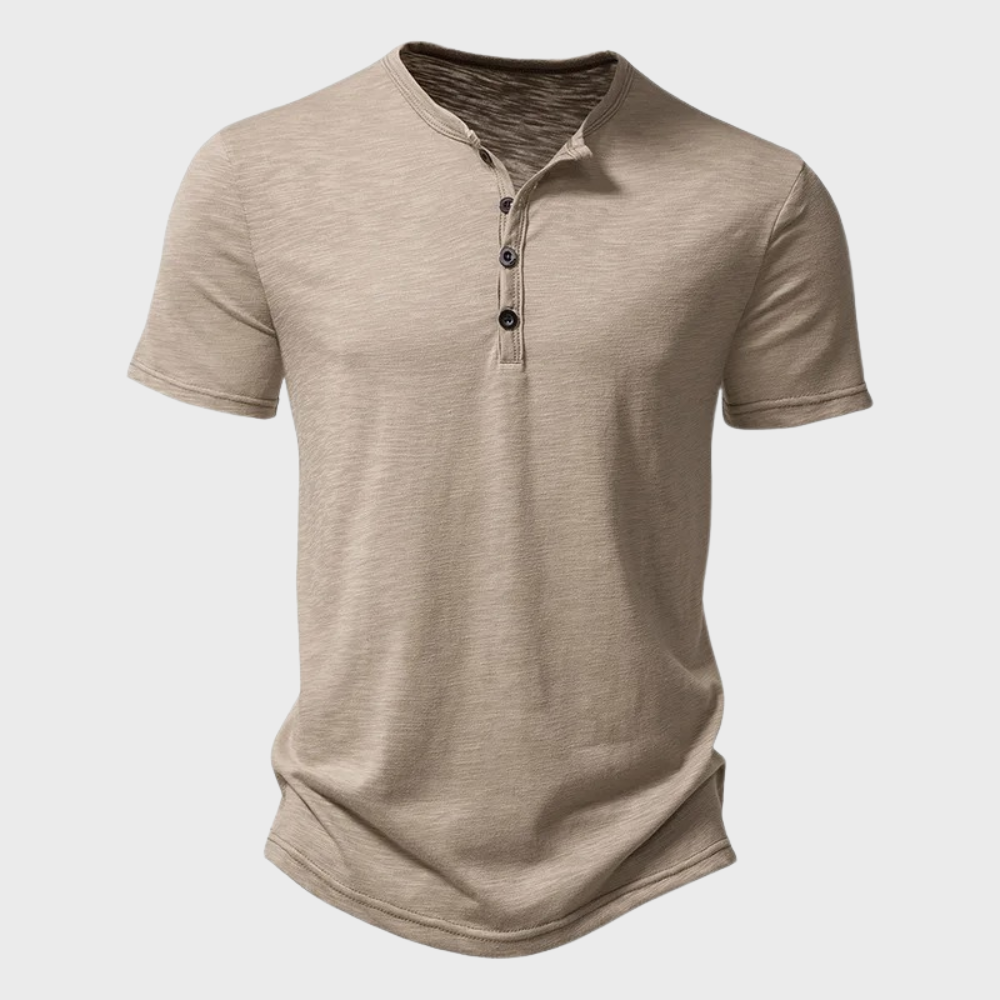 TOM | Camicia da uomo - Comfort e stile per ogni occasione - Cachi - men T-shirts men - Concept Palermo