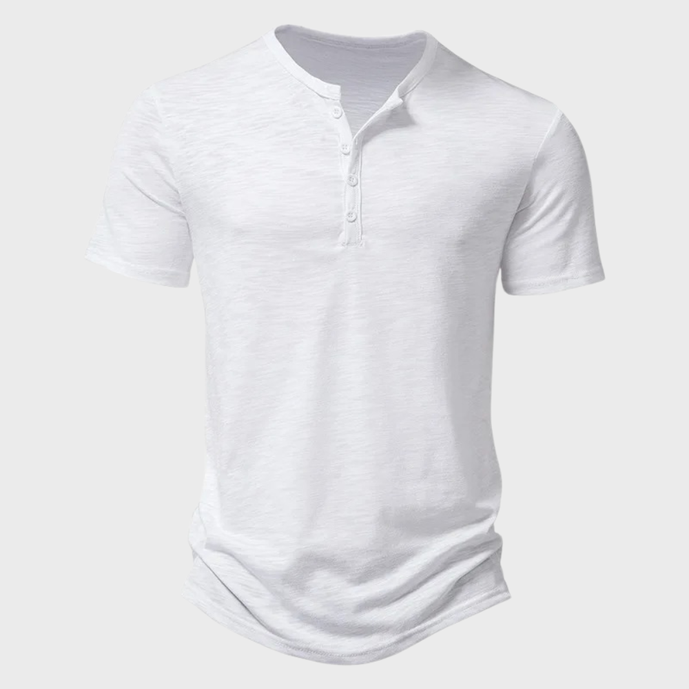 TOM | Camicia da uomo - Comfort e stile per ogni occasione - Bianco - men T-shirts men - Concept Palermo