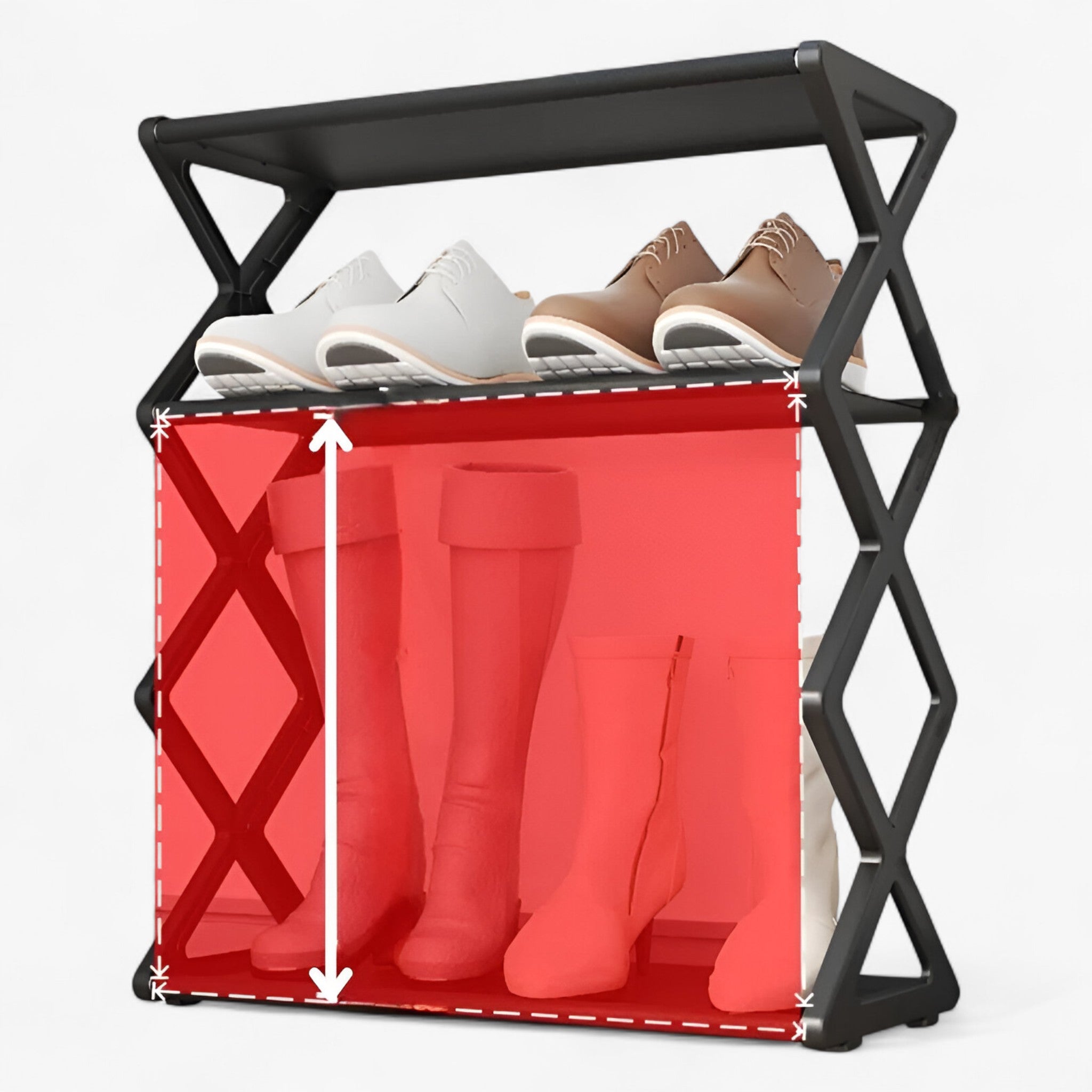 Minimalistisch schoenenrek | Ruimtebesparend - - bedroom closet Minimalist racks shoe organizers shoe rack shoe storage - Concept Palermo