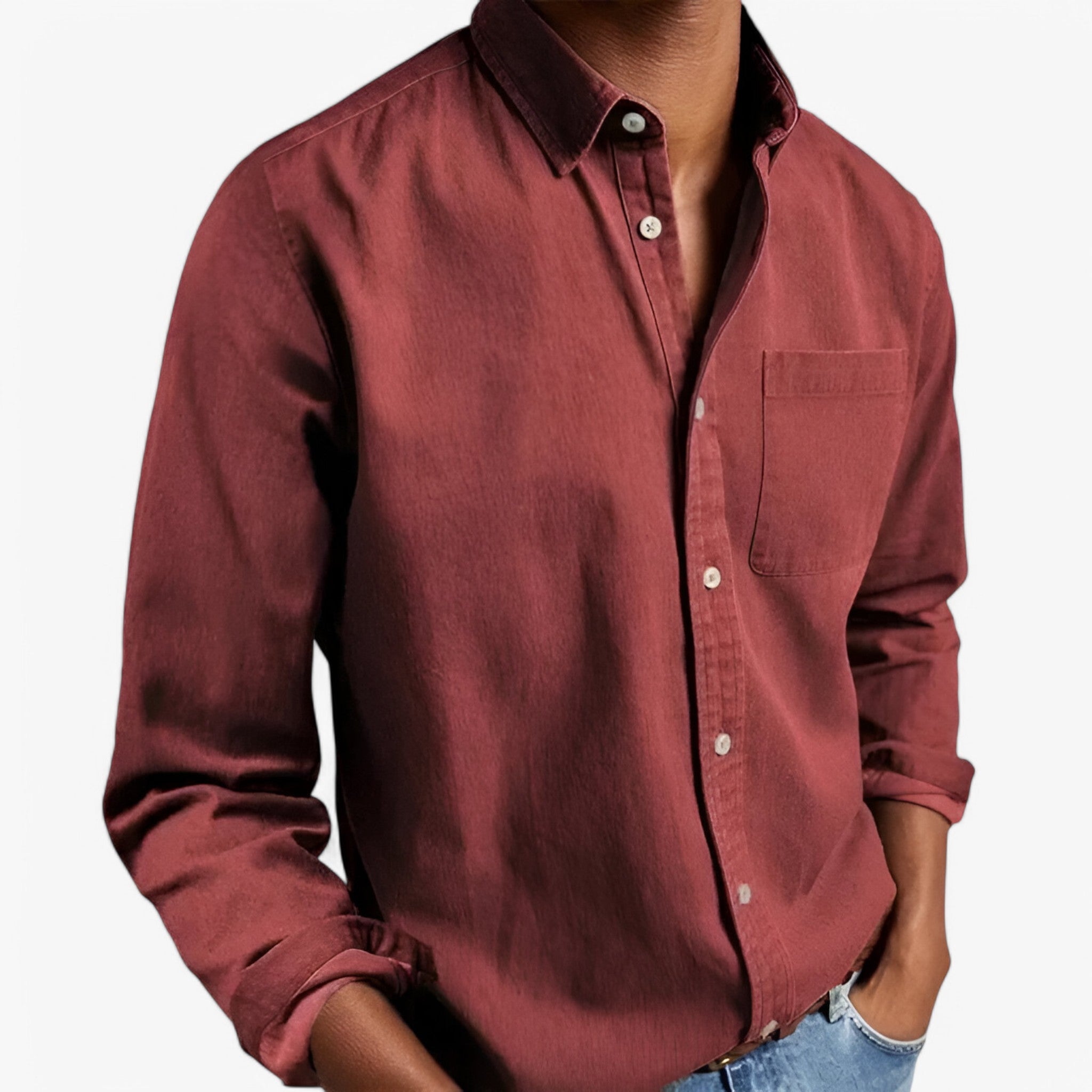 Rafael | Camicia Cargo - Elegante e resistente - Rosso - - Concept Palermo