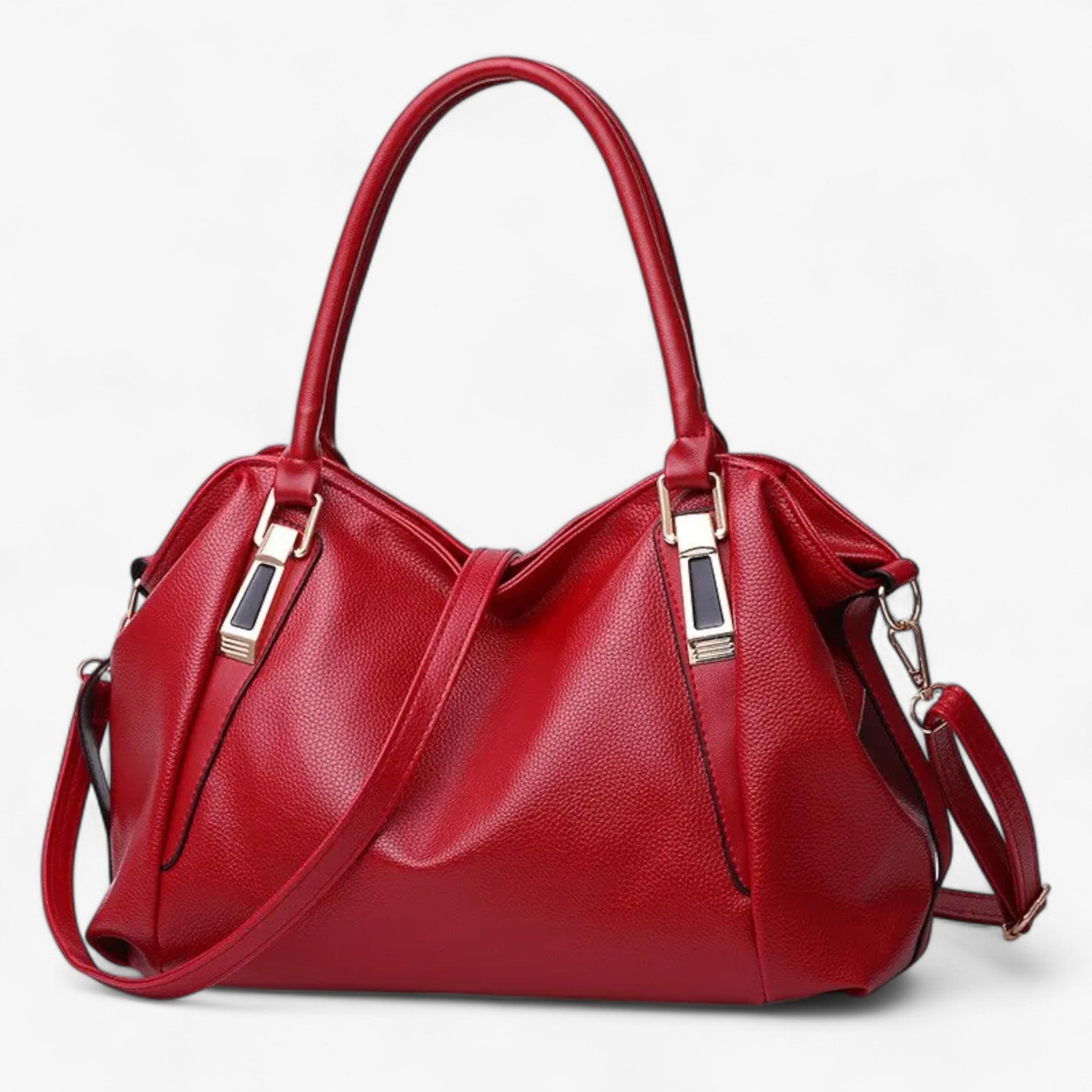 ELS - Borsa in pelle di diverse colori per donne - Rosso - Bags handbags women bags Women's handbags - Concept Palermo