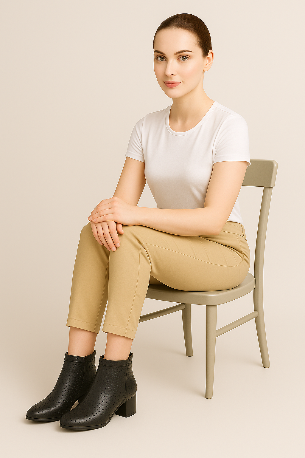 Solea | Stivaletti Eleganti Estivi con Tacco Medio e Design Traforato - - BOOTS Boots & Shoes - Concept Palermo