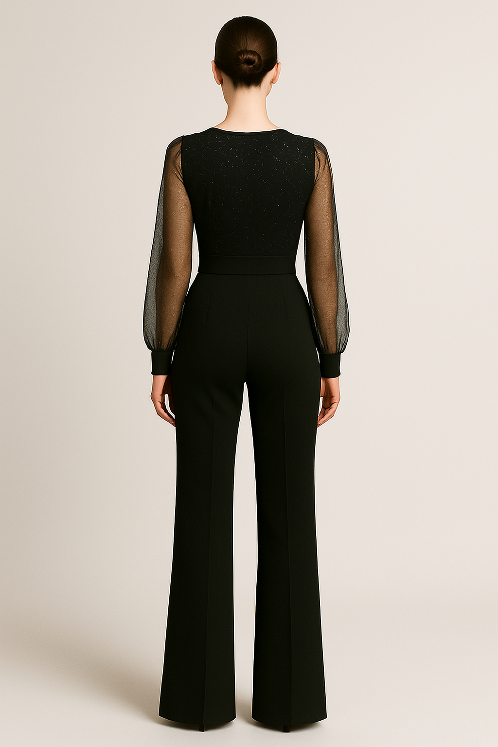 Celeste | Tuta con maniche trasparenti e glitter - - 12/28/2024 GOOD Summer/Jumpsuit - Concept Palermo