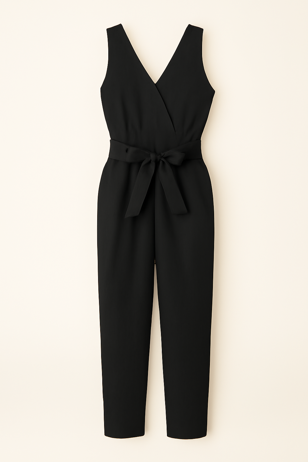 Irene | Tuta elegante a gamba affusolata senza maniche - Nero - 12/28/2024 Summer/Jumpsuit - Concept Palermo