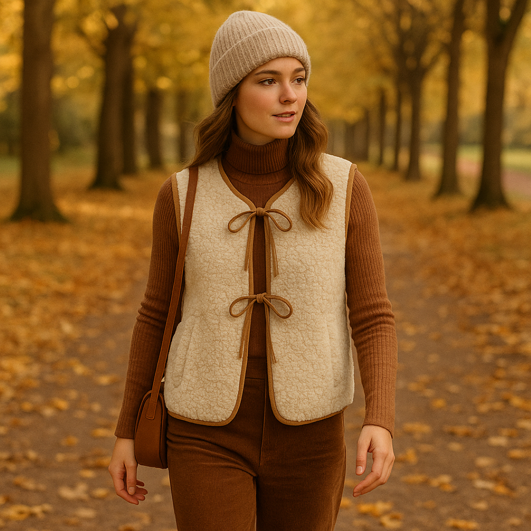 Cora | Cardigan effetto lana stile a strati, comfort classico - - vests - Concept Palermo