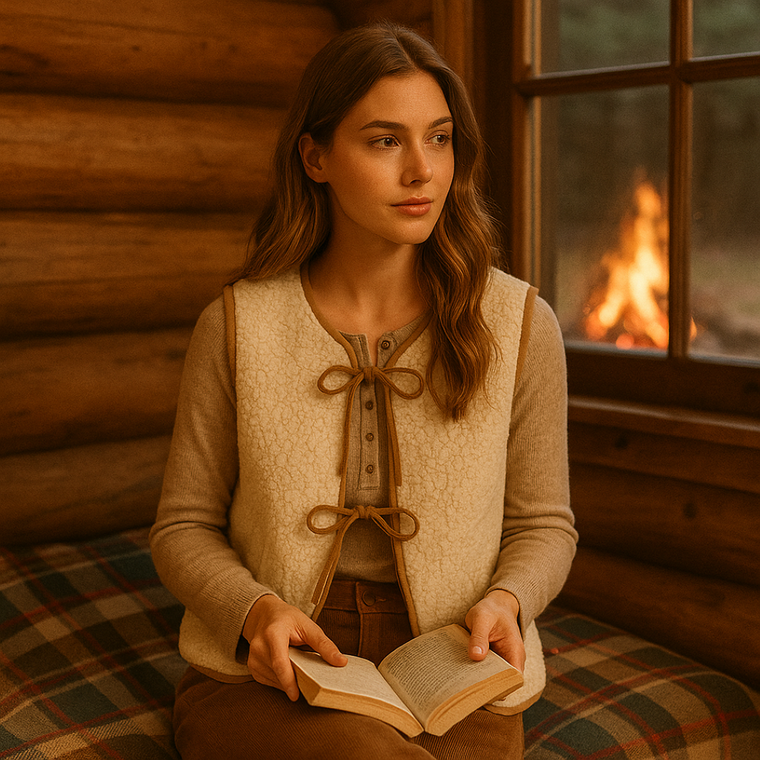 Cora | Cardigan effetto lana stile a strati, comfort classico - - vests - Concept Palermo