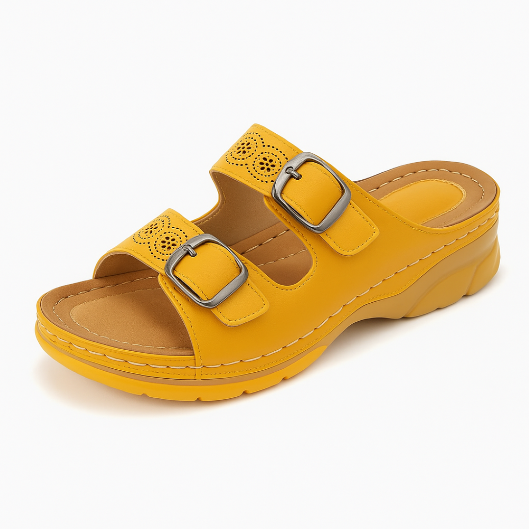 Nancy | Sandalo da donna con supporto – Regolabile ed elegante - Azzurro chiaro - Accessoires Dames Schoenen - Concept Palermo