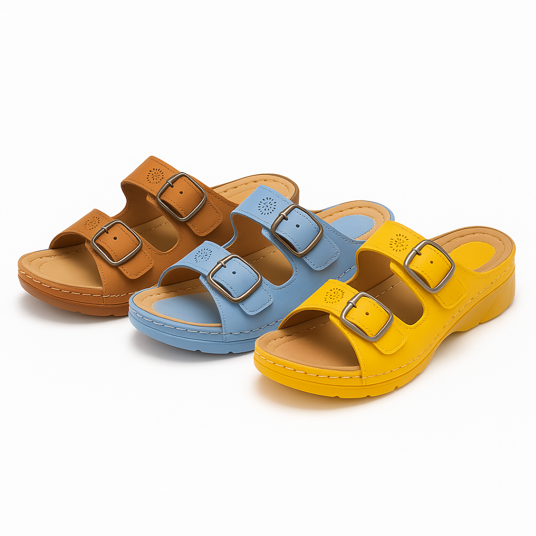Nancy | Sandalo da donna con supporto – Regolabile ed elegante - - Accessoires Dames Schoenen - Concept Palermo