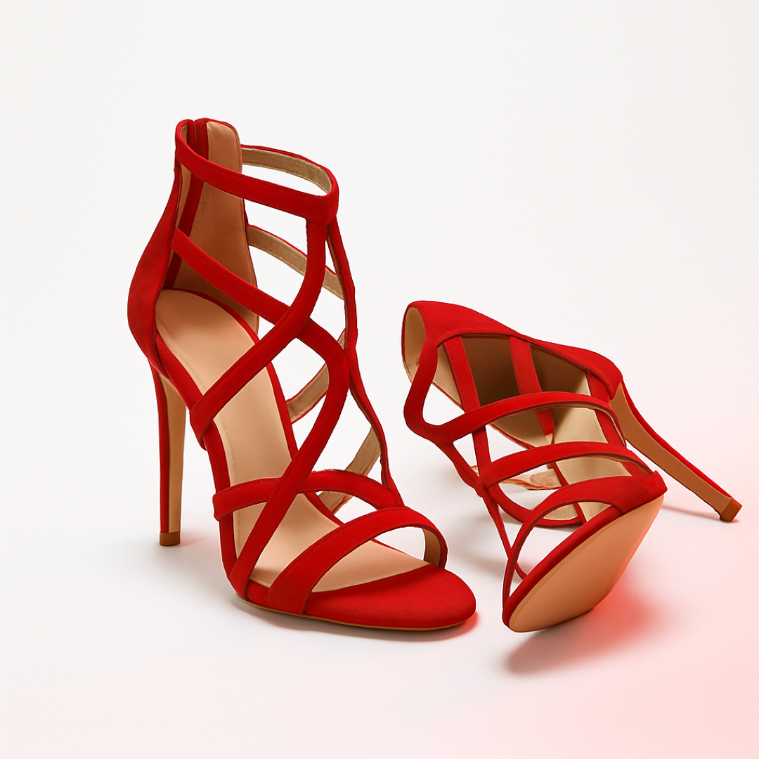 Aria | Sandali con tacco alto e ritagli – Femminili e seducenti - - Dames Schoenen - Concept Palermo