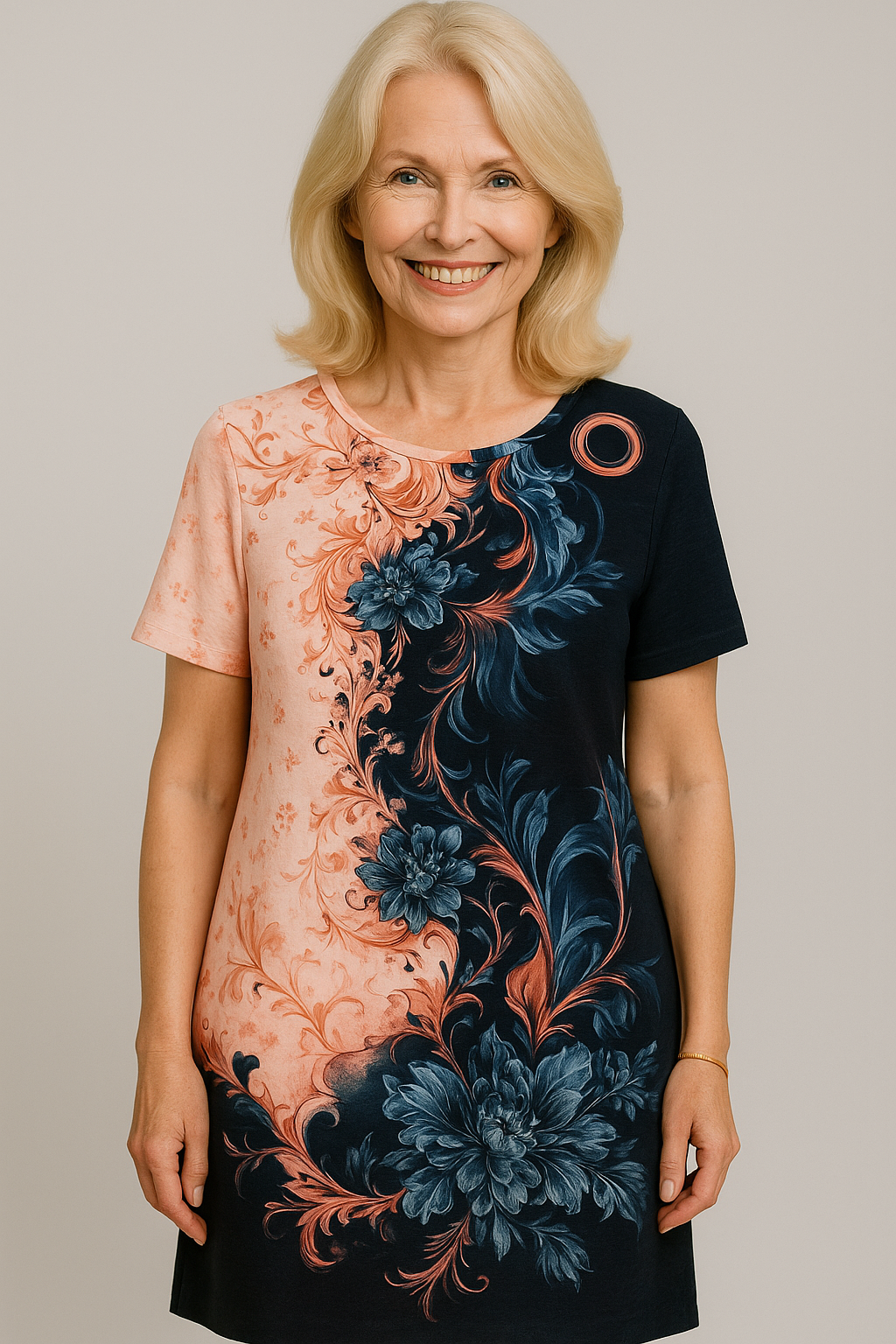 Cosmina | Abito Estivo A-Line Donna con Maniche Corte - - abito estivo abito traspirante fashion estivo maniche corte occasioni casual roba da donna stile estivo tessuto leggero versatilità moda vestito A-Line - Concept Palermo