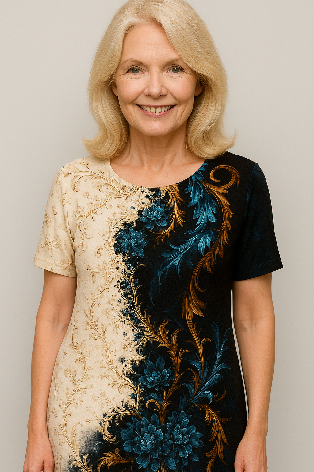 Cosmina | Abito Estivo A-Line Donna con Maniche Corte - - abito estivo abito traspirante fashion estivo maniche corte occasioni casual roba da donna stile estivo tessuto leggero versatilità moda vestito A-Line - Concept Palermo