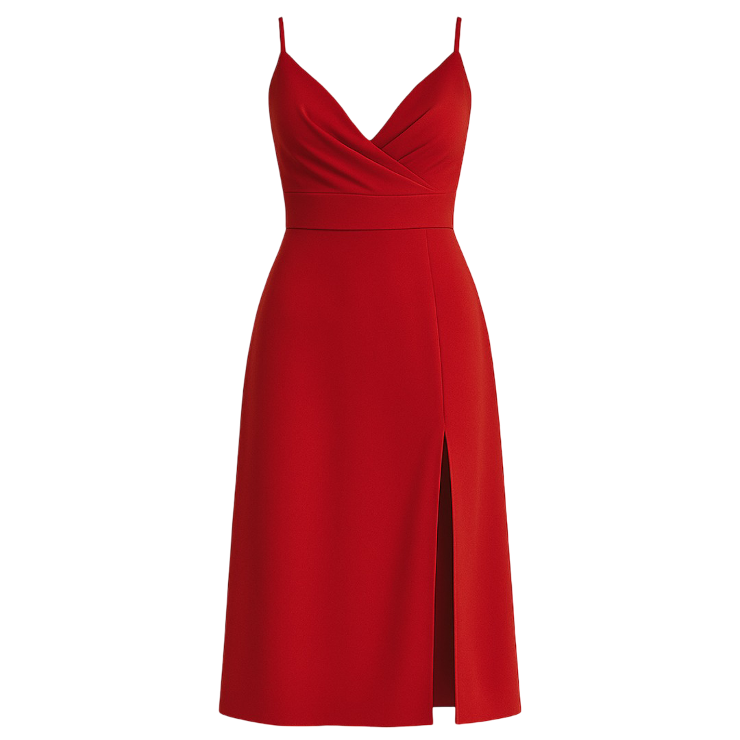 Felicity | Abito lungo in raso dove l'eleganza incontra il glamour moderno - Rossa - Dresses female dress Maxi Dresses - Concept Palermo