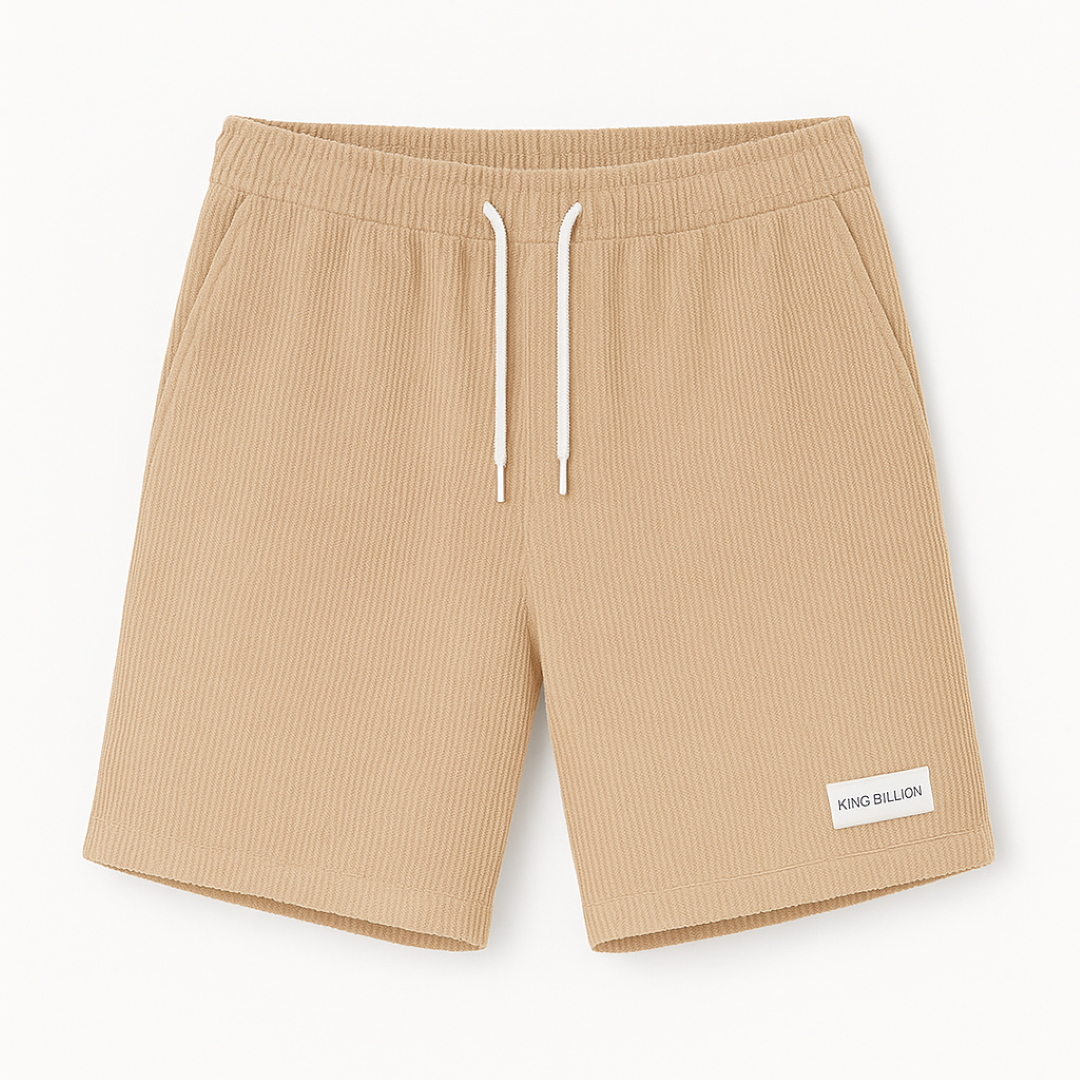 Soren | Pantaloncini in velluto a coste – Stile robusto, vestibilità comoda - Cachi - short shorts for men - Concept Palermo