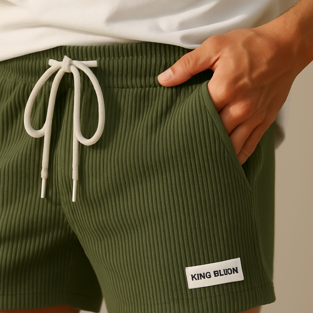 Soren | Pantaloncini in velluto a coste – Stile robusto, vestibilità comoda - - short shorts for men - Concept Palermo