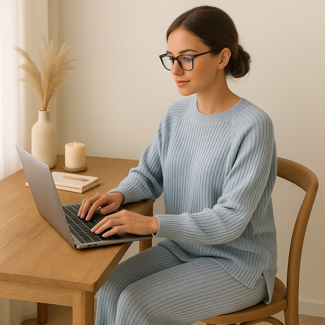 Eliza | Set da lounge a coste comodo - - 2-Piece Sets Knitted Tops SC - Clothing Women Spring Women - Concept Palermo