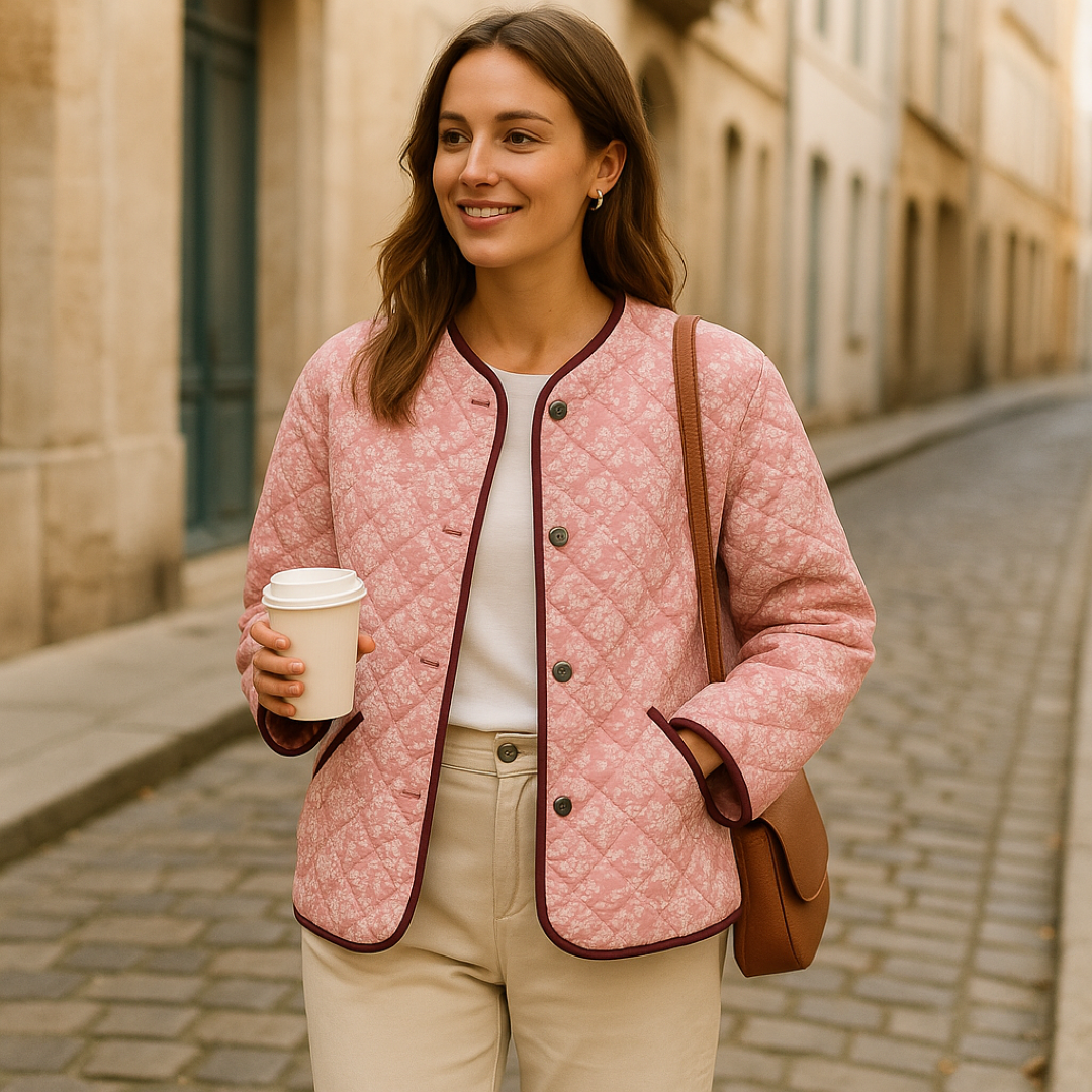 Heidi | Giacca trapuntata con motivo floreale - Comfort con un tocco vintage - - Denim Jackets Over-Index SC - Clothing Women Spring Women - Concept Palermo