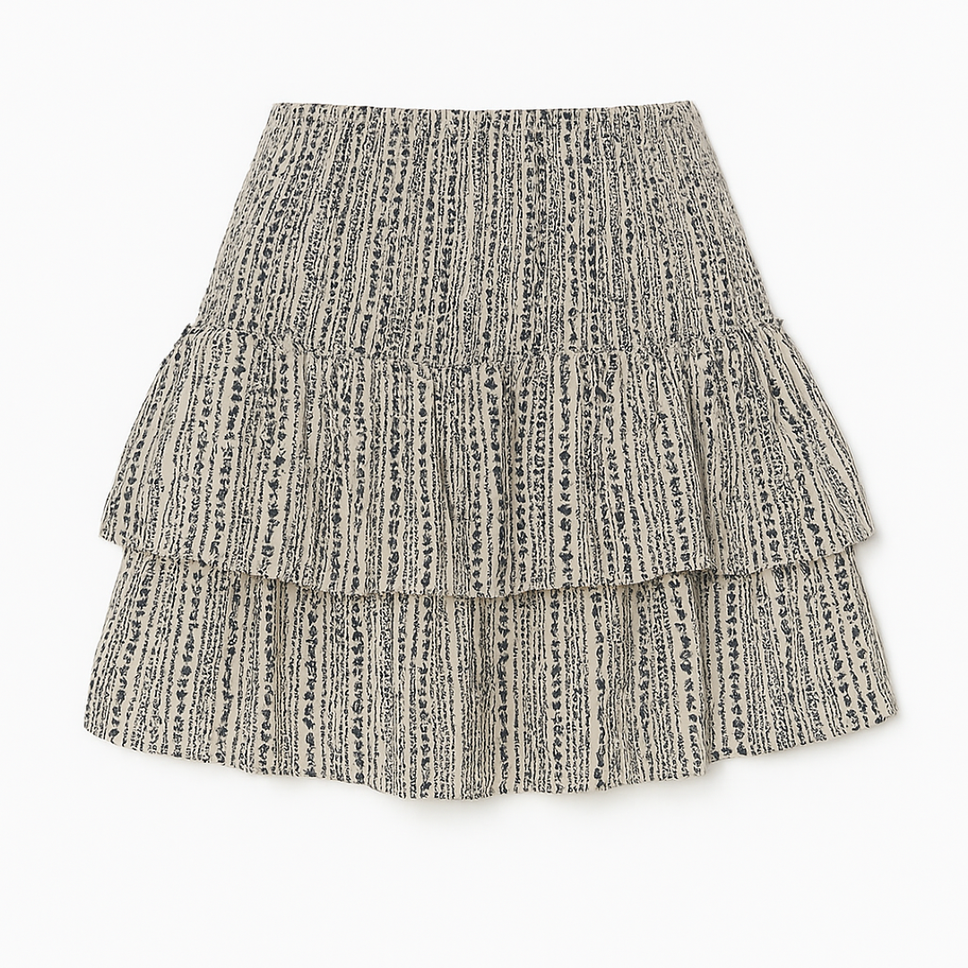 Savannah | Minigonna boho con vita alta - - Bestsellers Broeken Dames - Concept Palermo