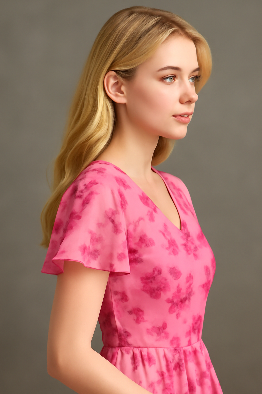 Mariana | Lussuoso abito coprente la pancia - Elegante abito midi floreale con silhouette fluida - - casual dresses DRESS Dresses female dress Maxi Dresses - Concept Palermo