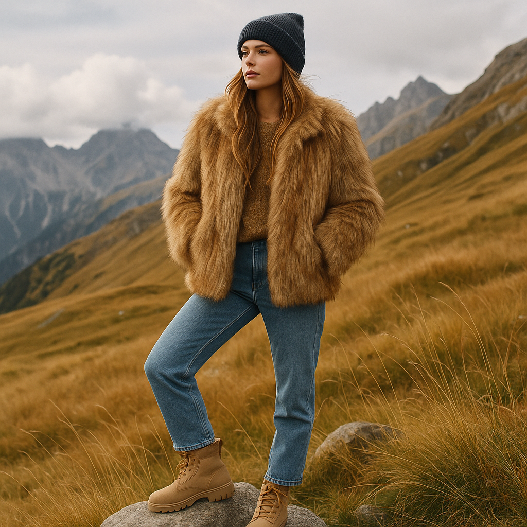 Stella | Giacca in pelliccia sintetica: il calore incontra l'eleganza urbana - - 0410 invierno Jacker Woman - Concept Palermo