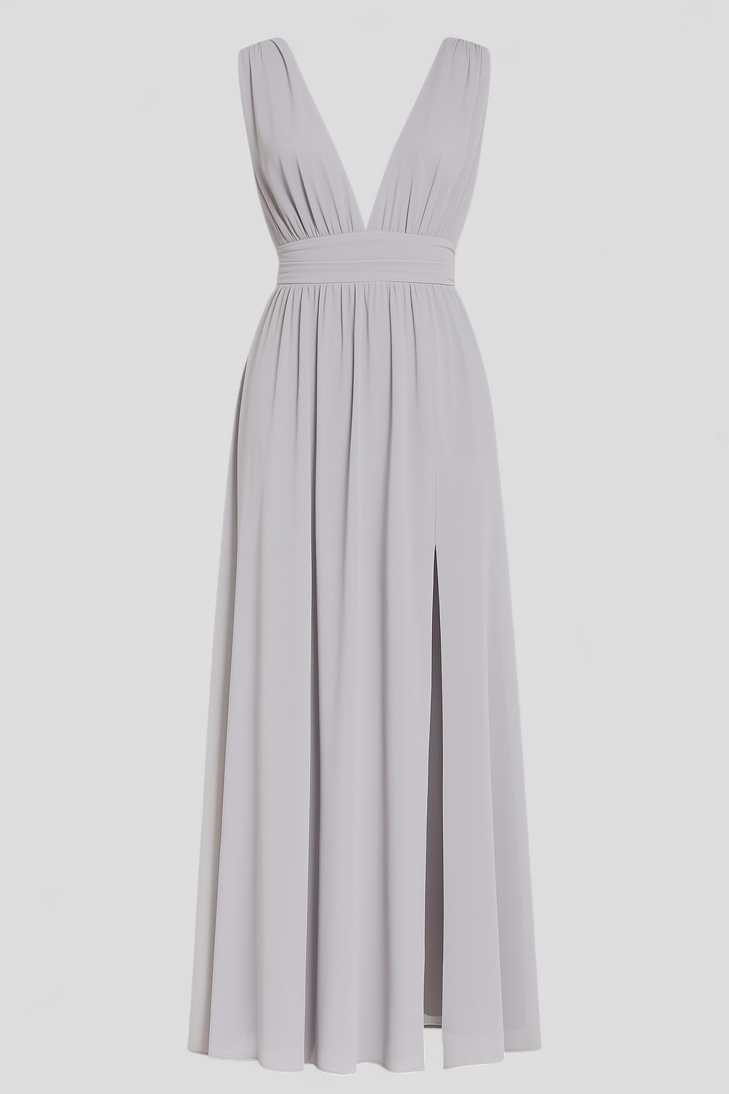 Adelina | Abito Elegante per Donna - Nebbia argentata - abbigliamento di alta qualità abbigliamento formale abiti eleganti abito da sera abito lungo moda donna rochie da cerimonia stile e comfort vestiti per eventi speciali vestito sofisticato - Concept Palermo