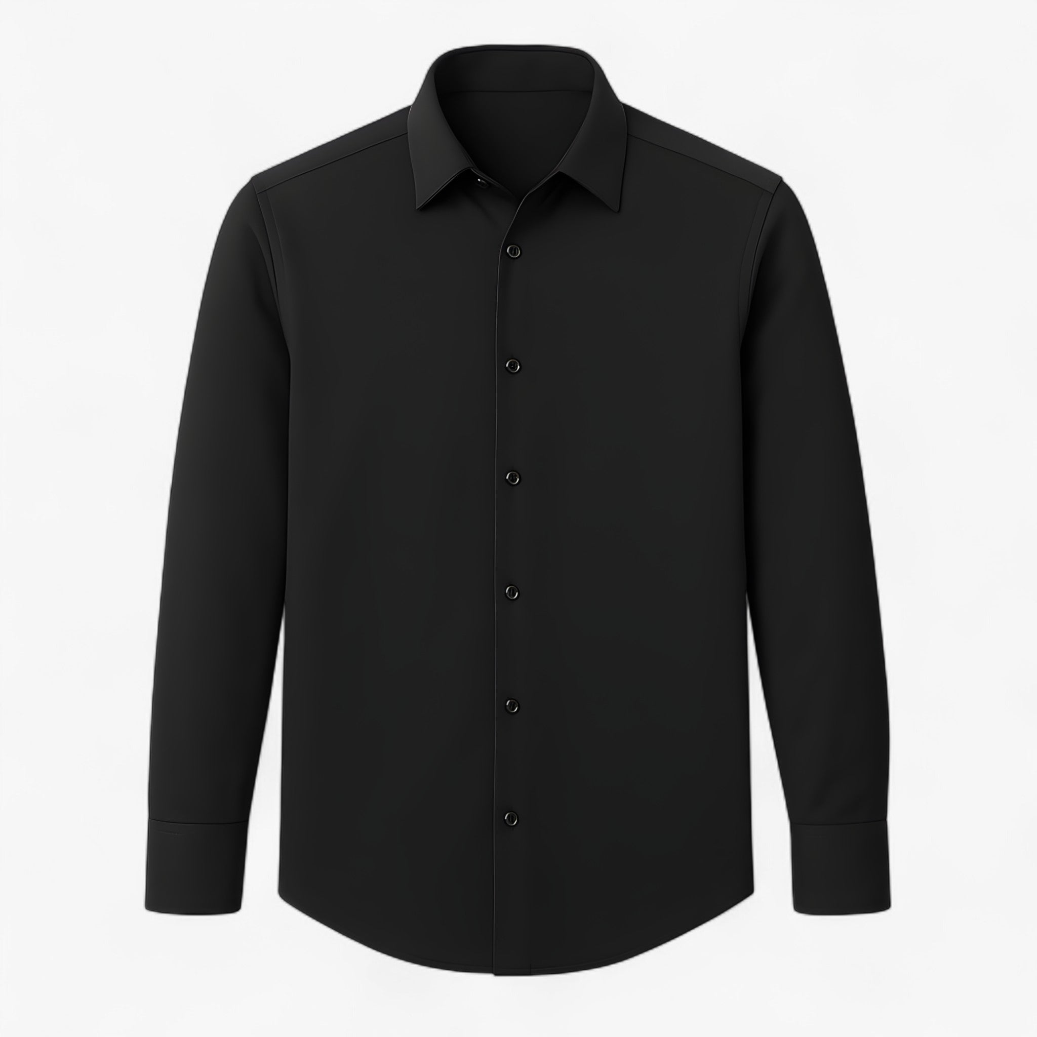 Thomas | Camicia da ufficio flessibile: linee pulite con flessibilità integrata - Nero - 10/6/2024 clothing tshirts - Concept Palermo