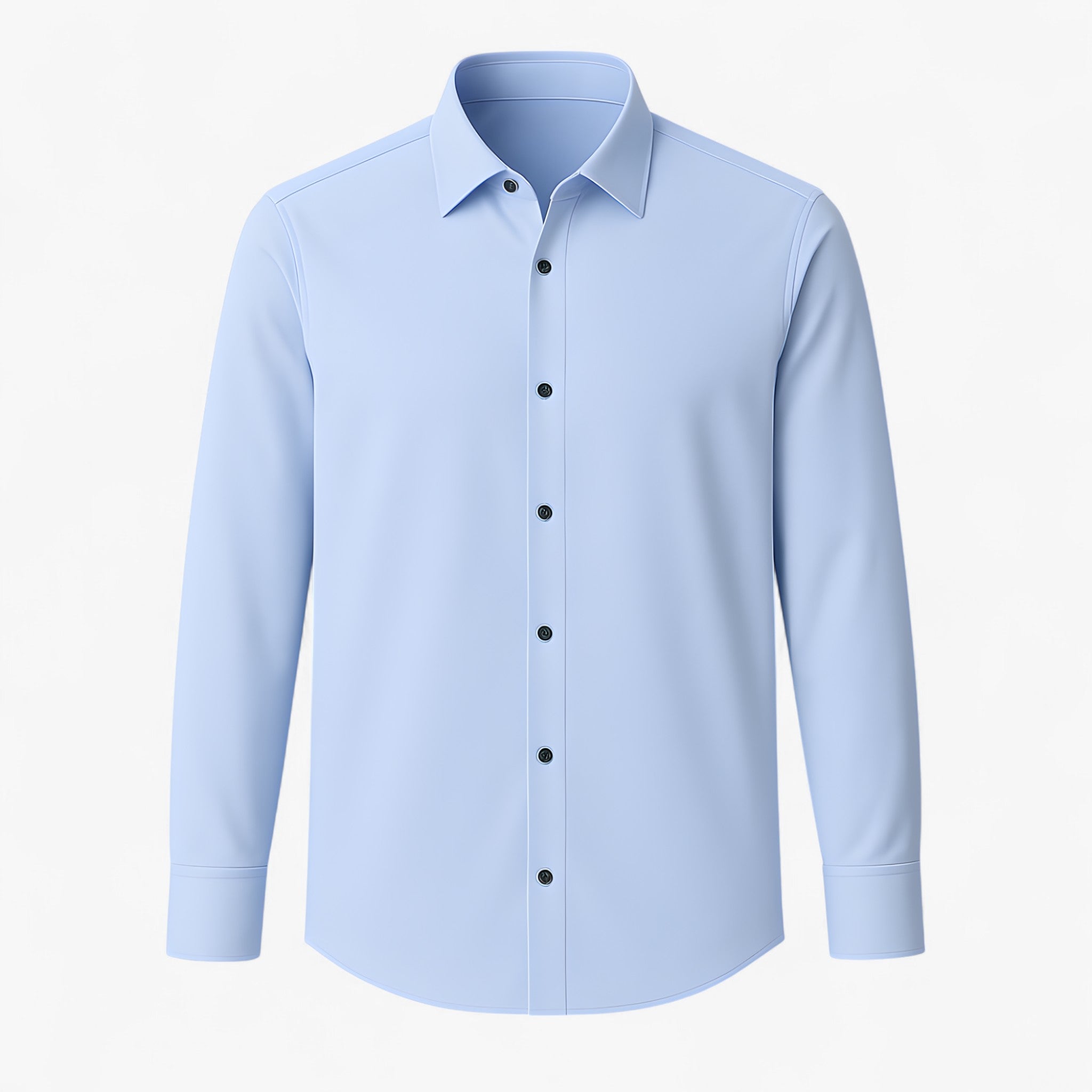 Thomas | Camicia da ufficio flessibile: linee pulite con flessibilità integrata - Azzurro chiaro - 10/6/2024 clothing tshirts - Concept Palermo