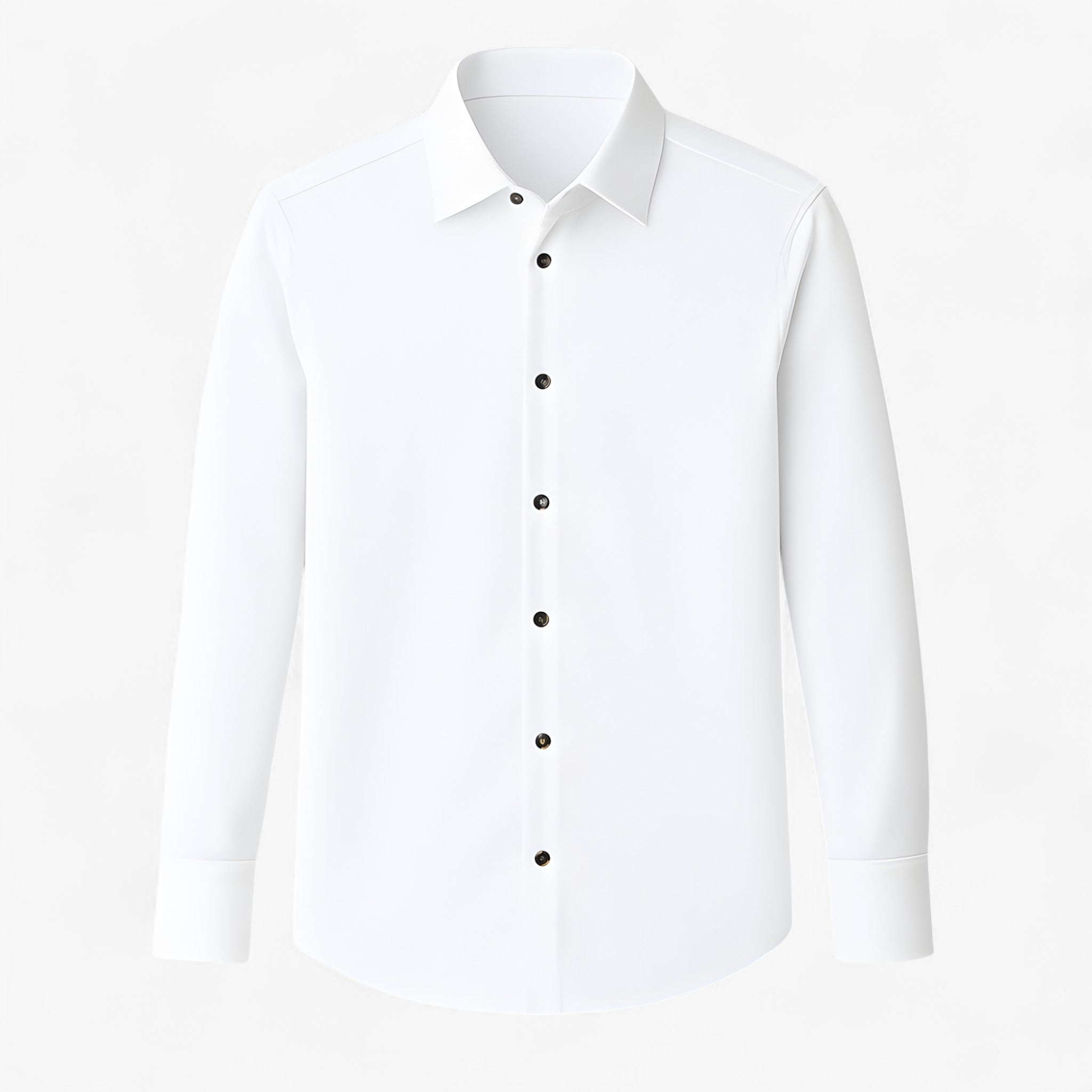 Thomas | Camicia da ufficio flessibile: linee pulite con flessibilità integrata - Bianco - 10/6/2024 clothing tshirts - Concept Palermo