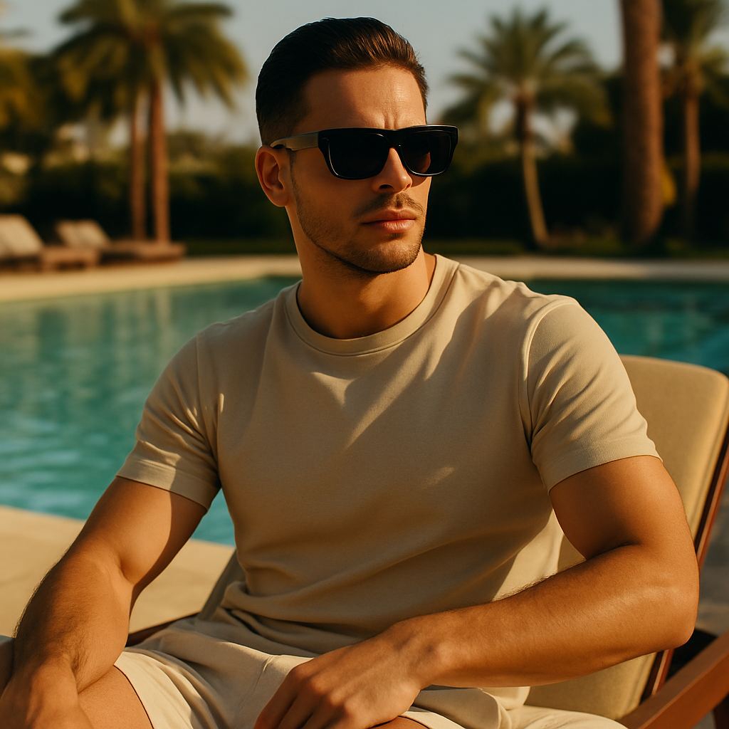 Nico | Occhiali da sole oversize in metallo di lusso - - - Concept Palermo