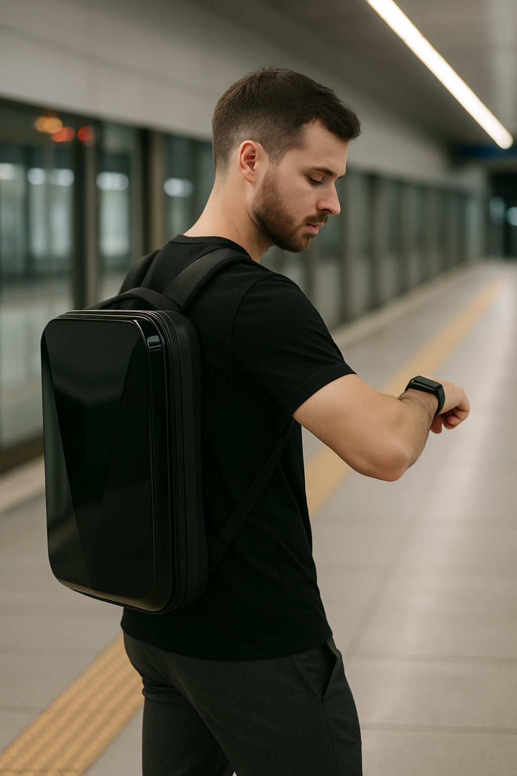 Dimitri | Zaino antifurto con guscio rigido per laptop - - Backpacks - Concept Palermo