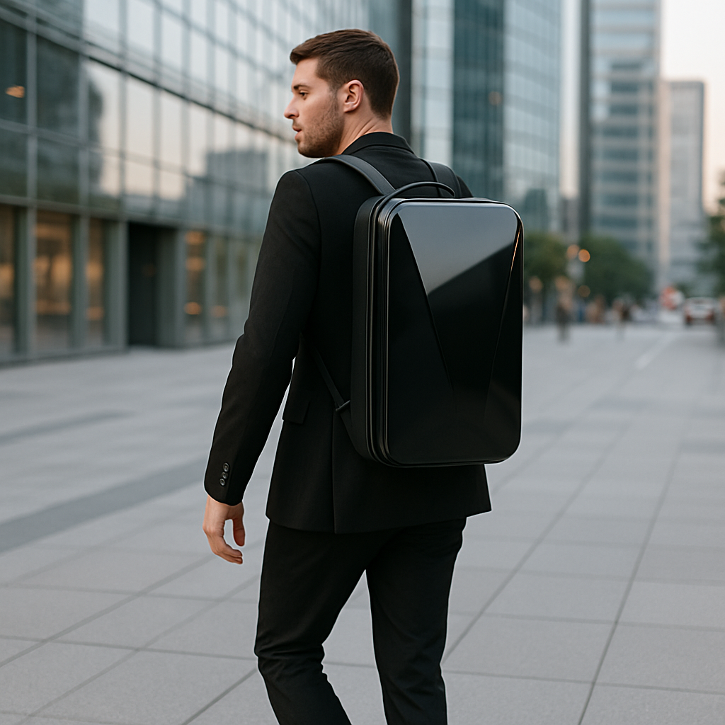 Dimitri | Zaino antifurto con guscio rigido per laptop - - Backpacks - Concept Palermo
