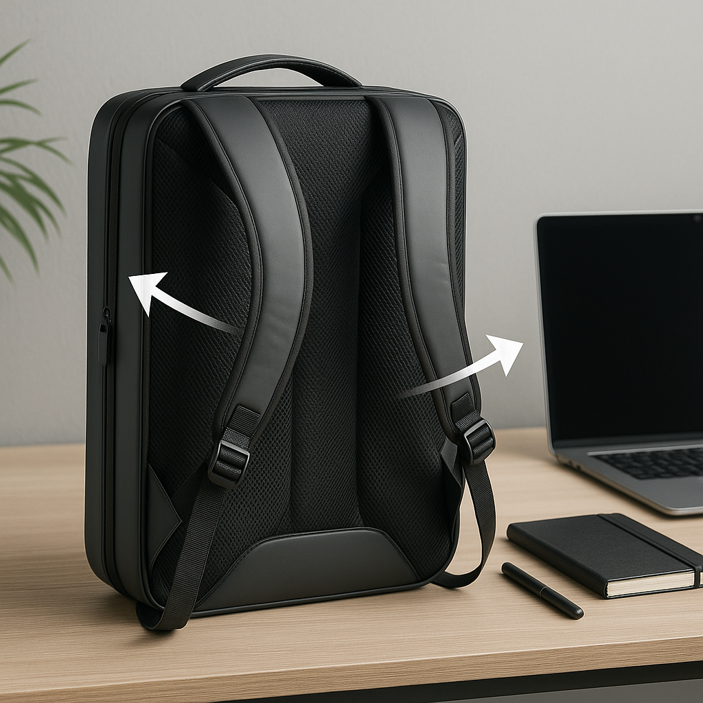 Gabi | Zaino rigido multifunzionale con porta USB - - Backpacks - Concept Palermo