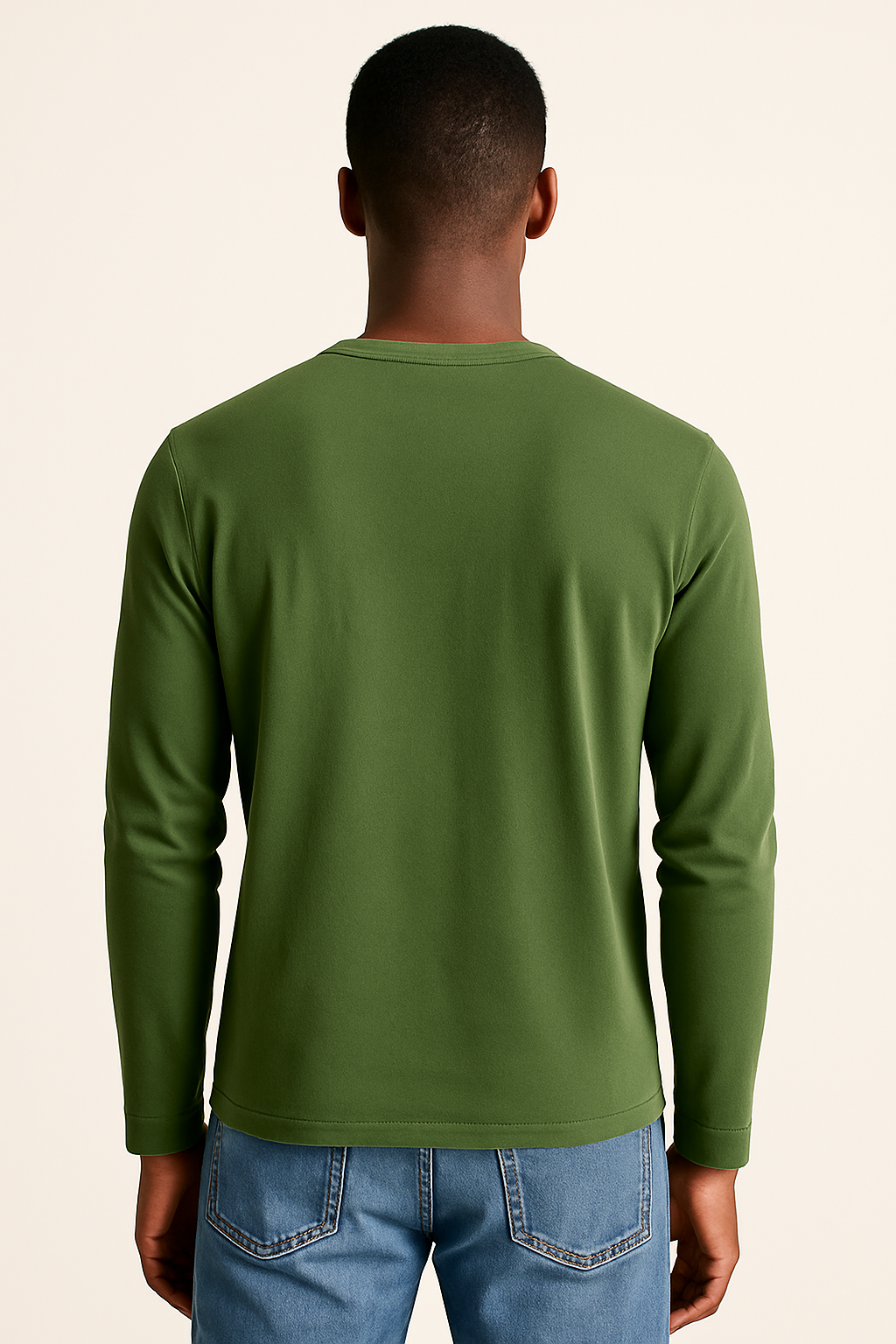 Roman | Maglia Henley Uomo a Maniche Lunghe – Stile Casual con Tasche e Colori Versatili - - men's polo men's polo shirt Shirts und Polos - Concept Palermo