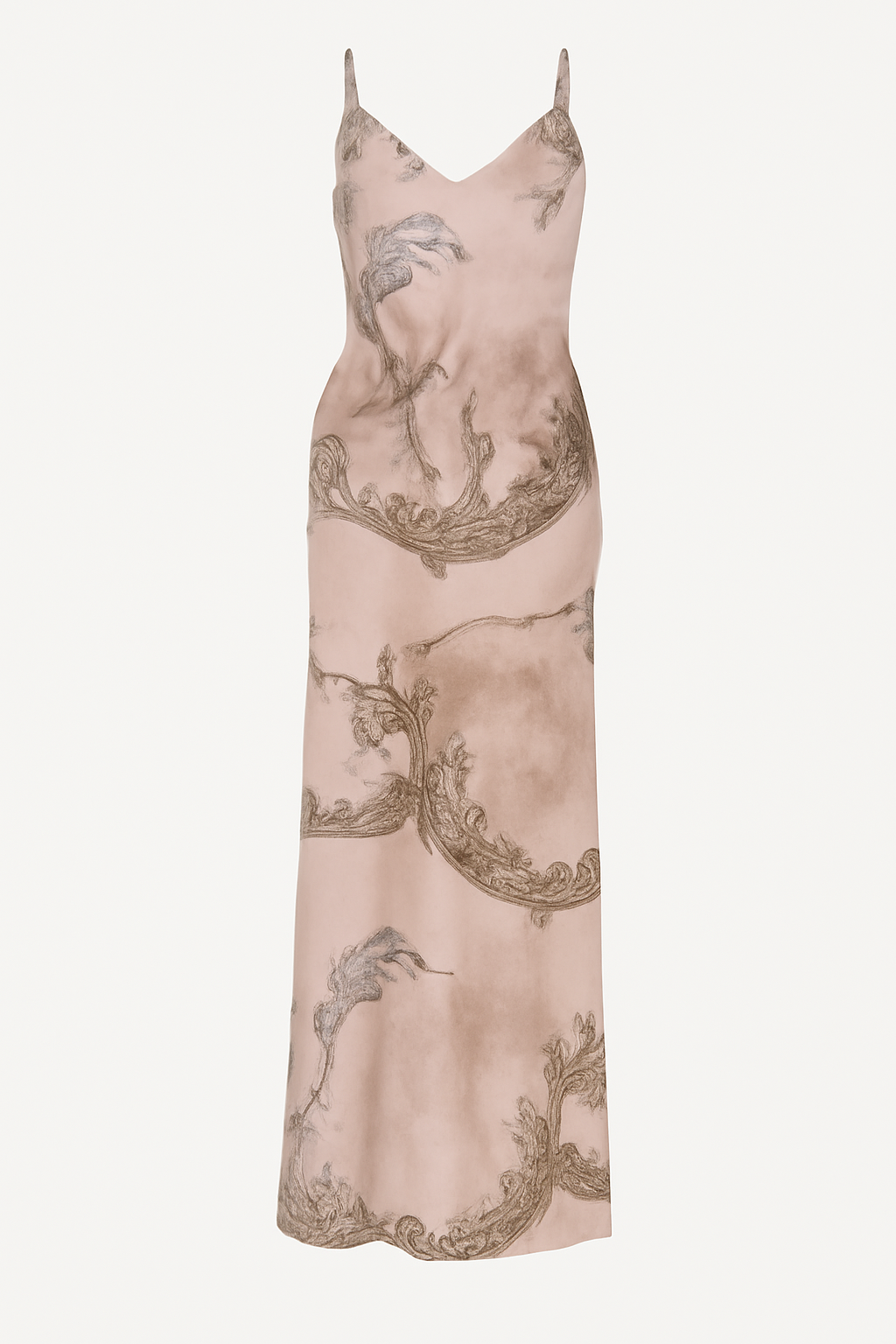 Julianna | Abito lungo in ceramica floreale: elegante, morbido e senza tempo - Biege Floral - casual dresses DRESS Dresses female dress Maxi dress Mini Dresses - Concept Palermo