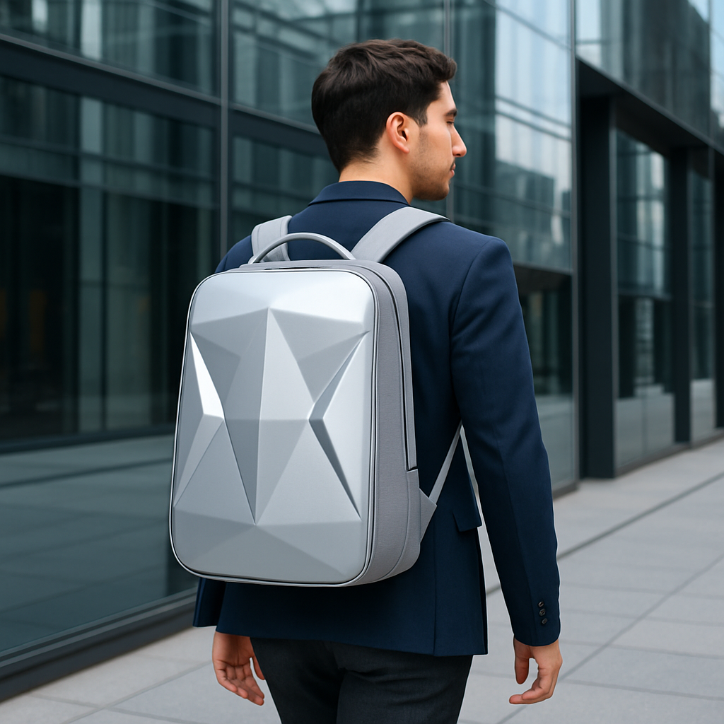 Jules | Zaino rigido impermeabile da viaggio con porta USB - - Backpacks - Concept Palermo