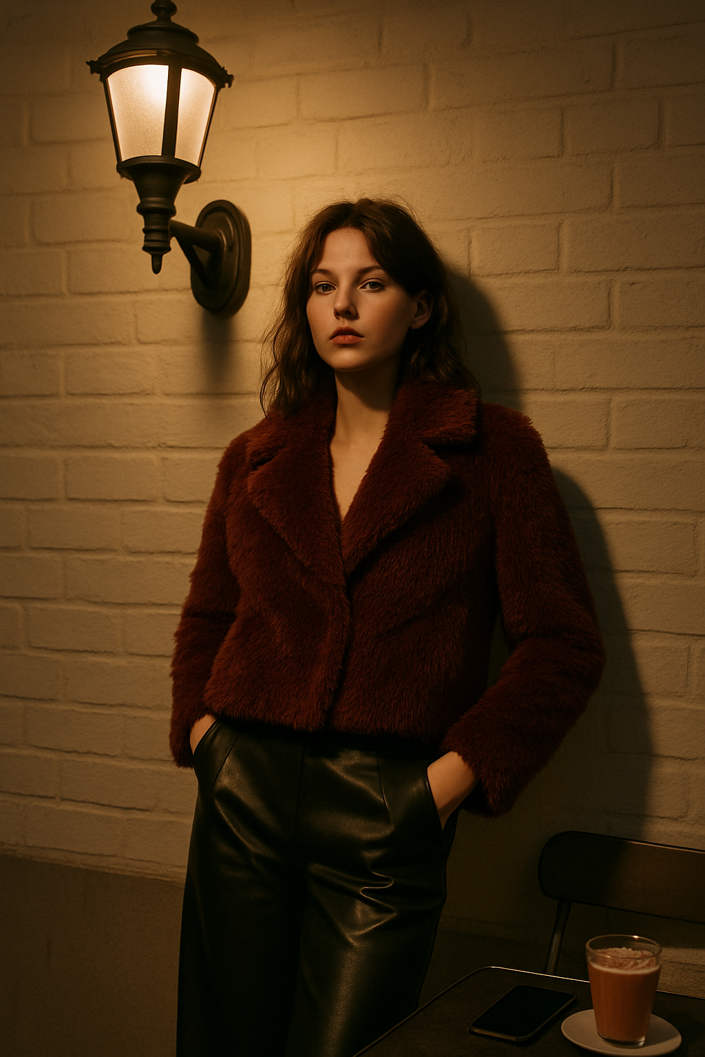 Alessia | Giacca effetto pelliccia con design moderno - - coat coats coats for women Jackets & Coats - Concept Palermo