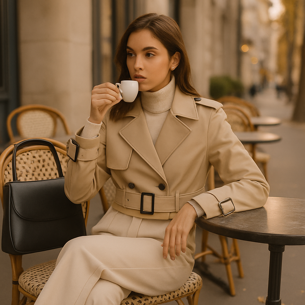 Lelia | Cappotto trench elegante con cintura - - coat coats coats for women female coat Jackets & Coats - Concept Palermo
