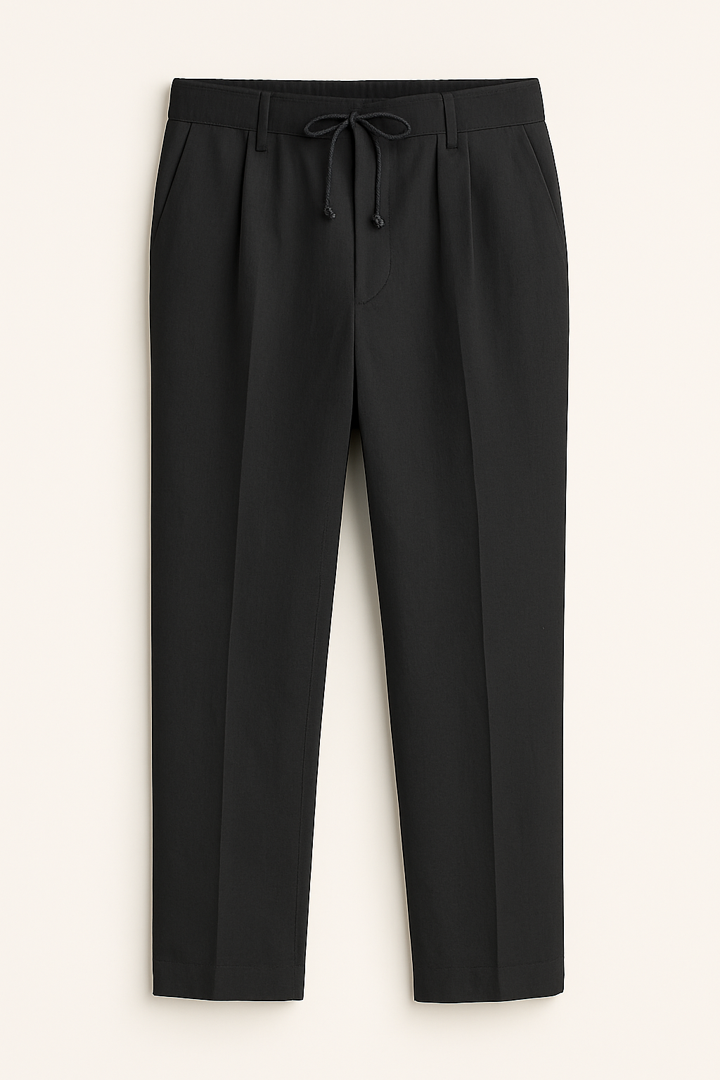 Jens | Pantaloni da salotto plissettati: dove il comfort incontra la classe - Nero - BEST SALE HOOD JACKETS TACTICS - Concept Palermo