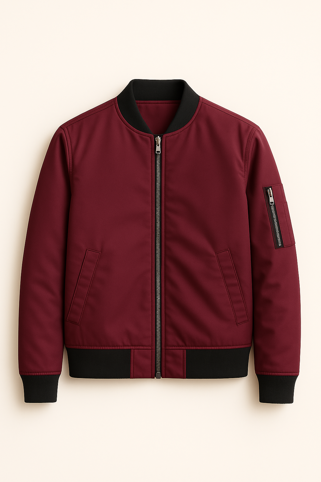 Finn | Giacca classica con cerniera - Minimalista. Maschile. Moderna. - Rosso - Jacket jacket for men Jackets Winter jacket men - Concept Palermo