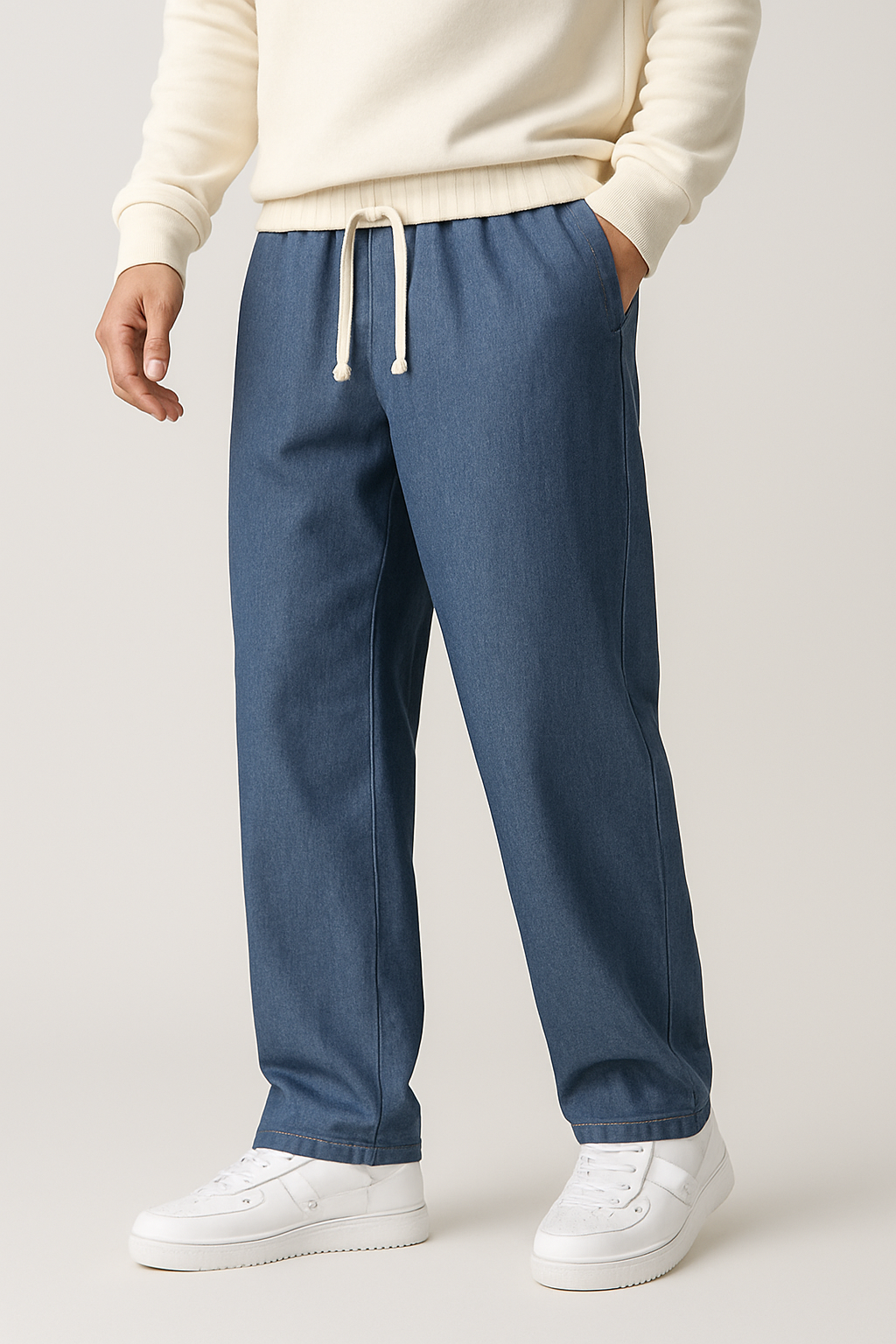 Timo | Pantaloni larghi e dritti in velluto a coste stile retrò - - pants_sept24 - Concept Palermo