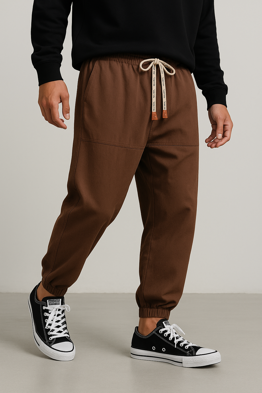 Keir | Pantaloni harem da uomo di ispirazione giapponese: comodi, leggeri e alla moda - - 100% Cotton Black Blue breezy Casual classic Coffee drawstrings Gray harem harems linen new oversize pants Red relaxed fit summer - Concept Palermo