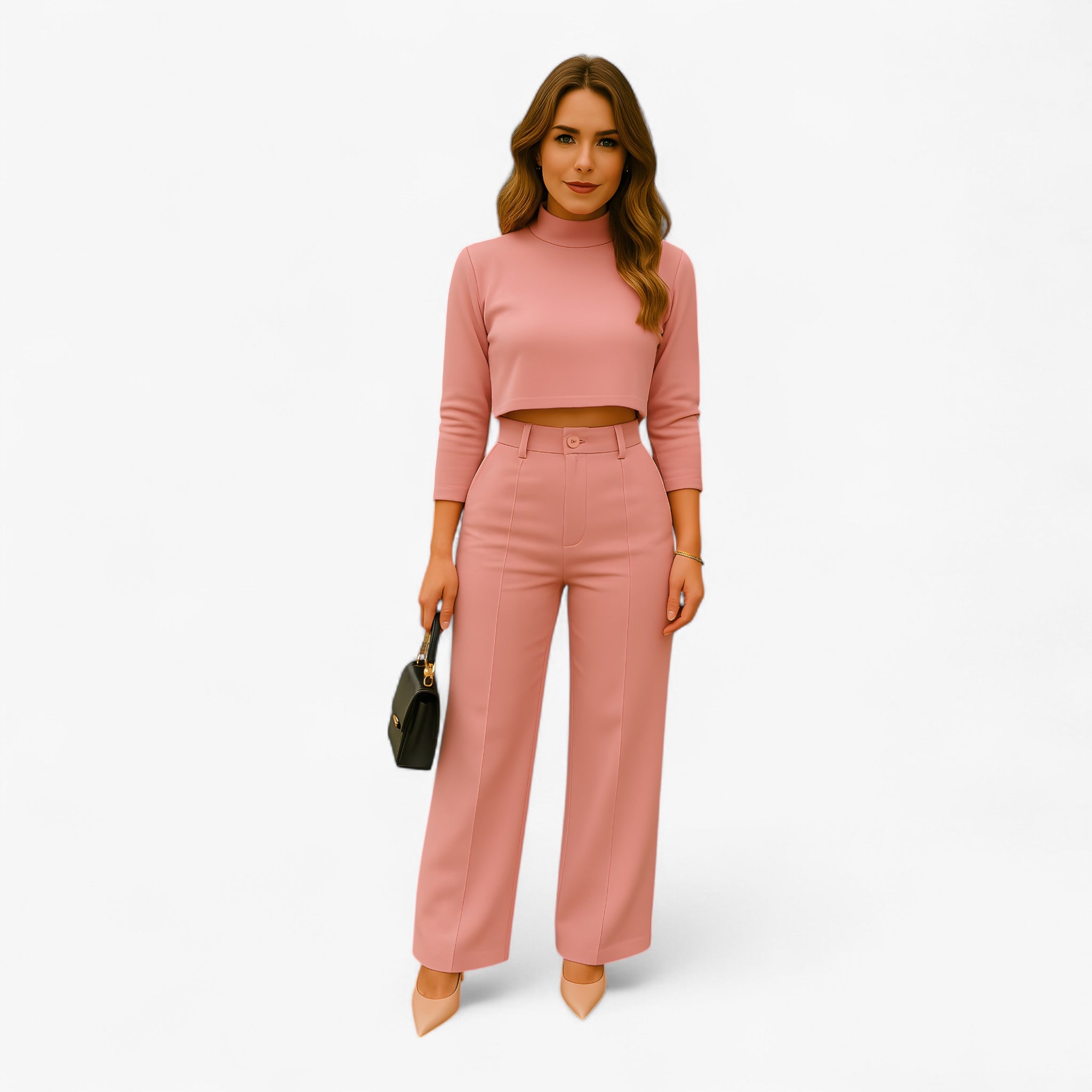 Beth | Due Pezzi - Eleganza e versatilità in ogni momento - Rosa - Two Piece Sets Women fashion - Concept Palermo