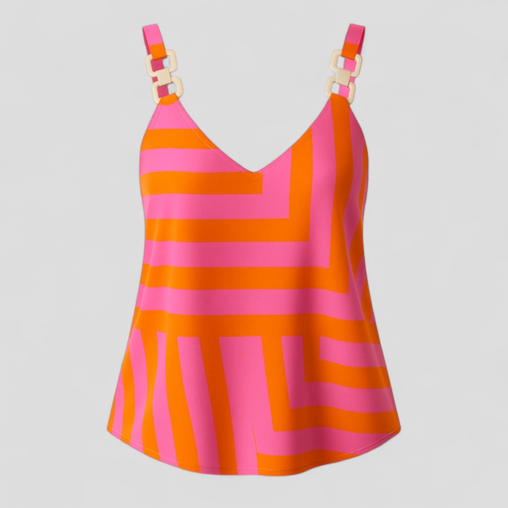 Marzia | Blusa Elegante Donna in Chiffon Leggero - Rosa - abbigliamento ufficio blusa elegante blusa primavera estate blusa versatile chiffon donna maniche lunghe moda casual scollatura a V taglia ampia tops oversize - Concept Palermo