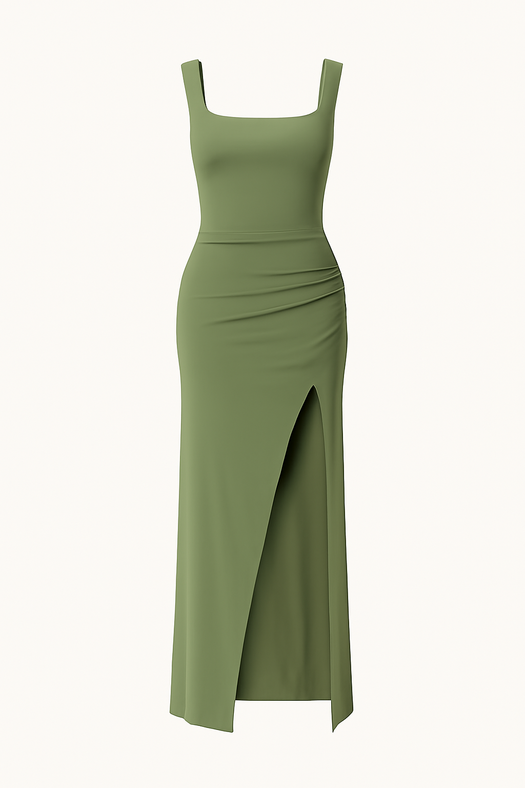 Eva | Design sofisticati con schiena scoperta e spacchi per un'eleganza senza pari - Verde - casual dress casual dresses DRESS Dresses female dress - Concept Palermo