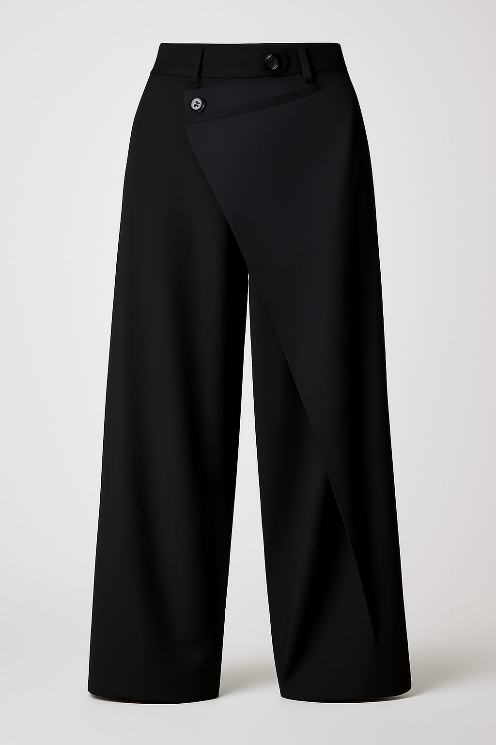 Nina | Baggy Kalhoty Eleganza senza sforzo con una vestibilità rilassata - Nera - pantalon baggy homme - Concept Palermo