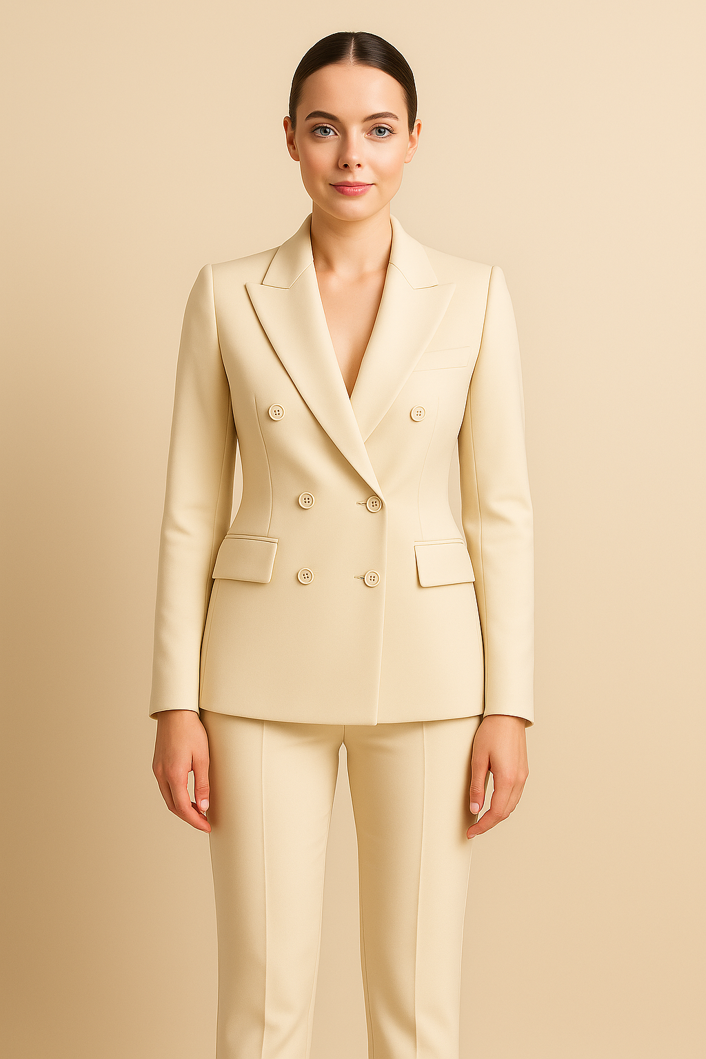 Madison | Completo elegante – Blazer doppiopetto con pantaloni slim fit - - suits and pants - Concept Palermo